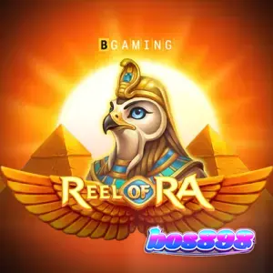 Tampilan visual slot Reel of Ra dengan nuansa Mesir kuno dan gulungan koin.